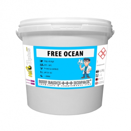 Sel sans chlorure (FREEOCEAN) ECOPACK 4Kg